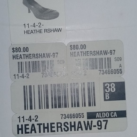 ALDO BEAUTIFUL BLACK HIGH HEEL-LIKE NEW !! - Picture 3 of 4